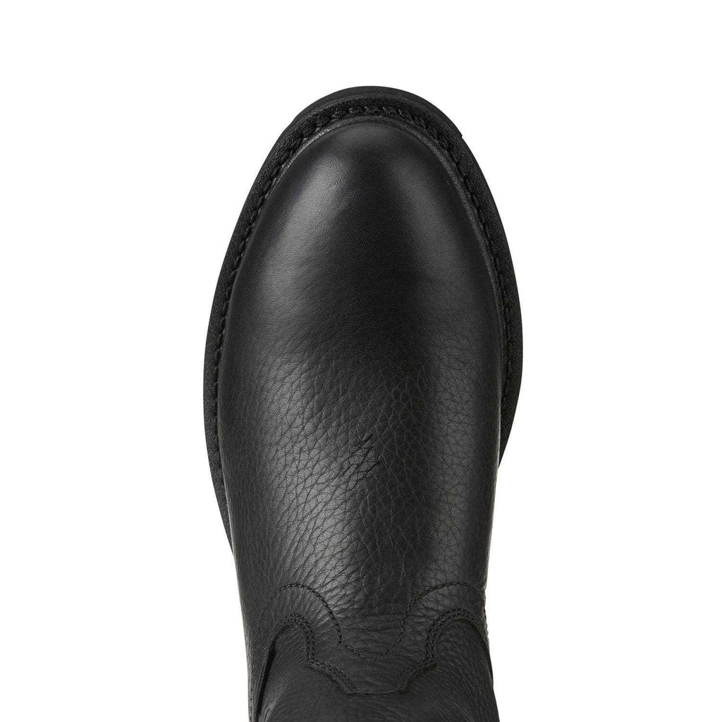 black ariat steel toe boots