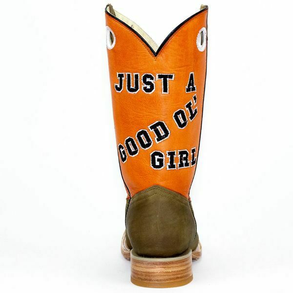 ladies orange boots