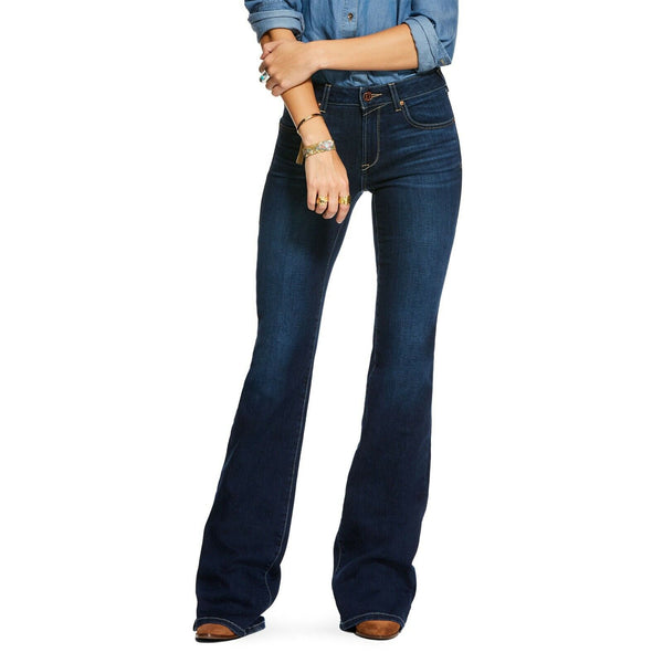 Ariat® Ladies Ultra Stretch Perfect Rise Katie Flare Jeans 10027692 ...