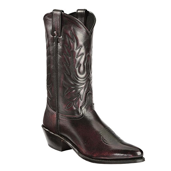 Abilene Men's Black Cherry Western 