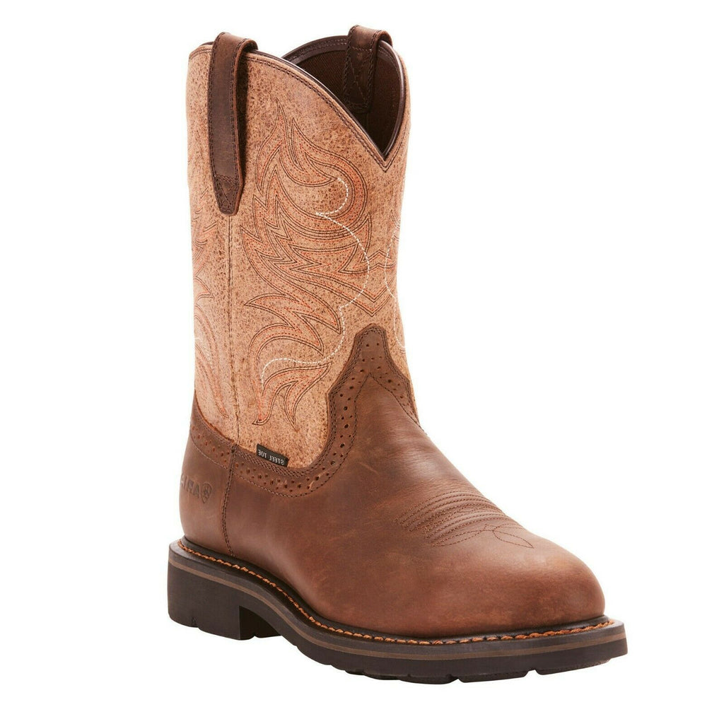 ariat sierra steel toe