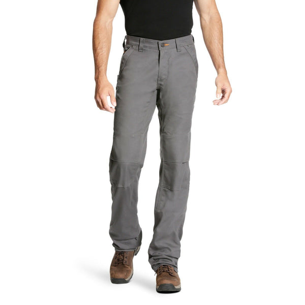 Ariat® Men's Rebar M4 DuraStretch Canvas Grey Utility Pants 10023476 ...