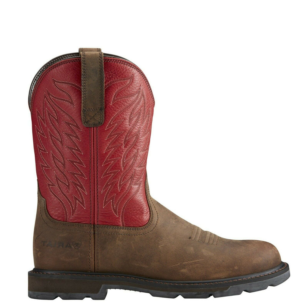 ariat harvester work boot