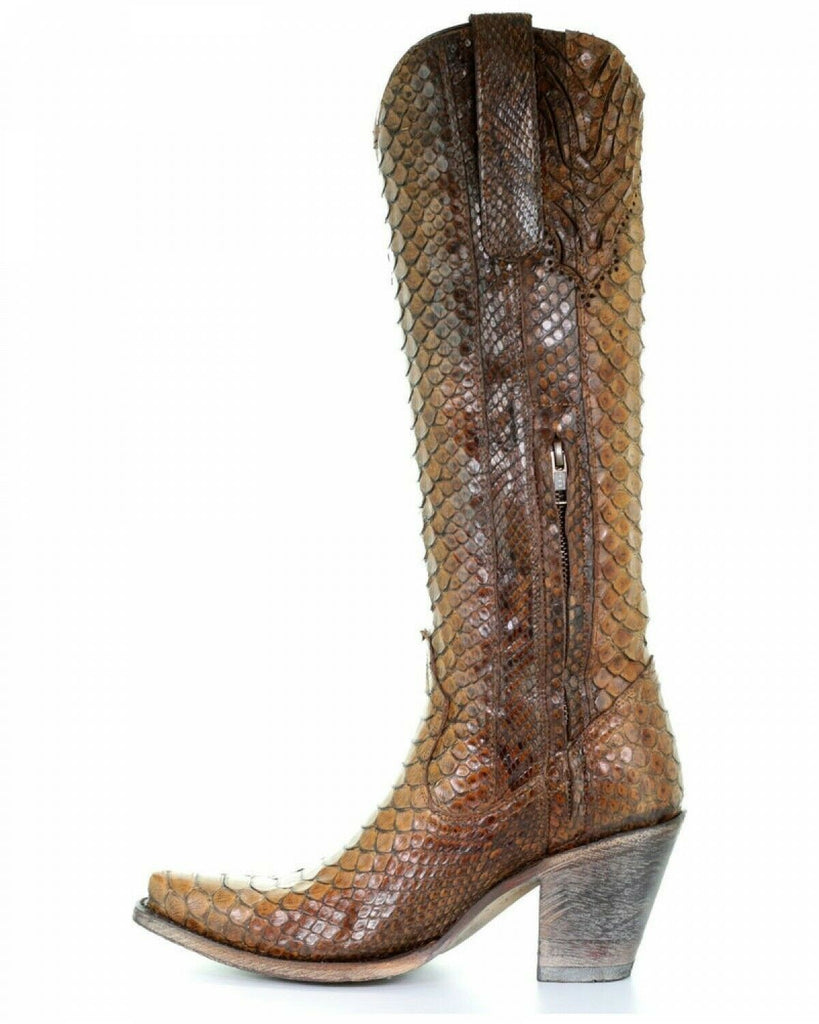 corral snakeskin womens boots