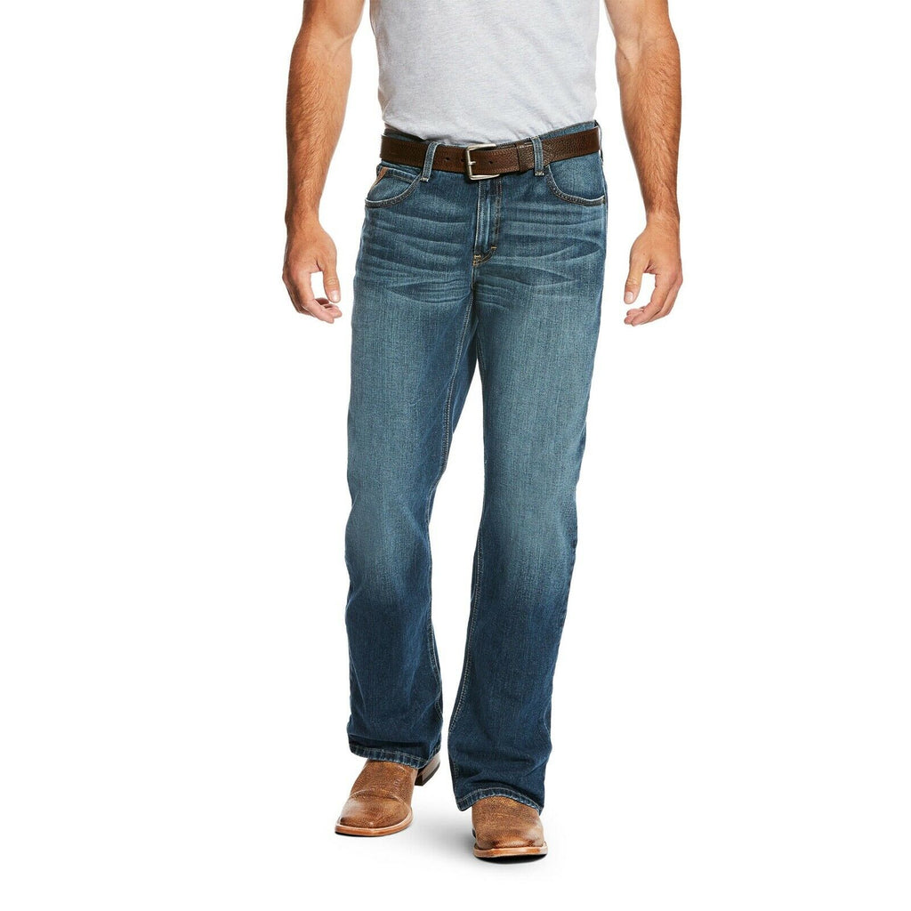 men's relaxed fit boot cut jeans
