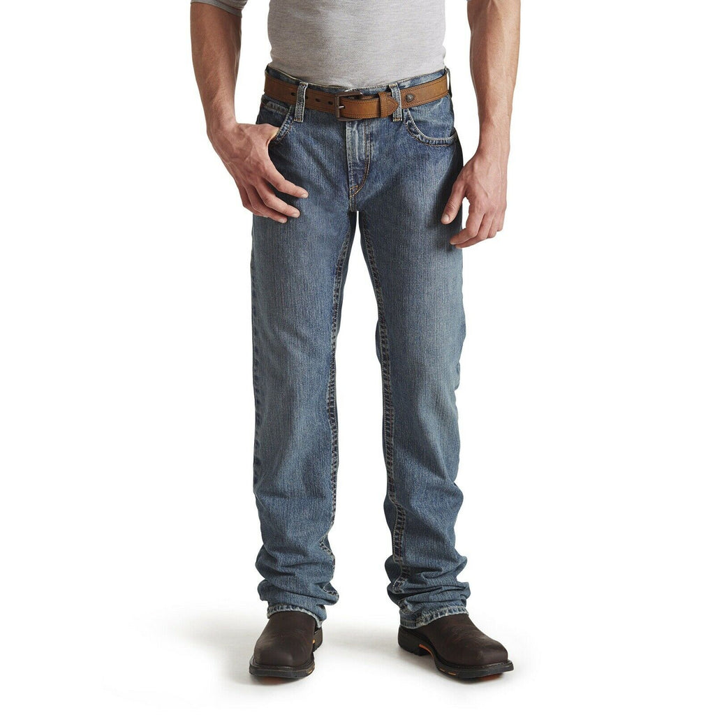 slim straight work jeans