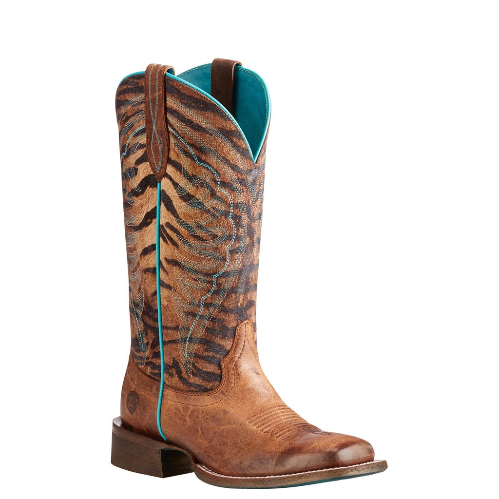 ariat tiger print boots