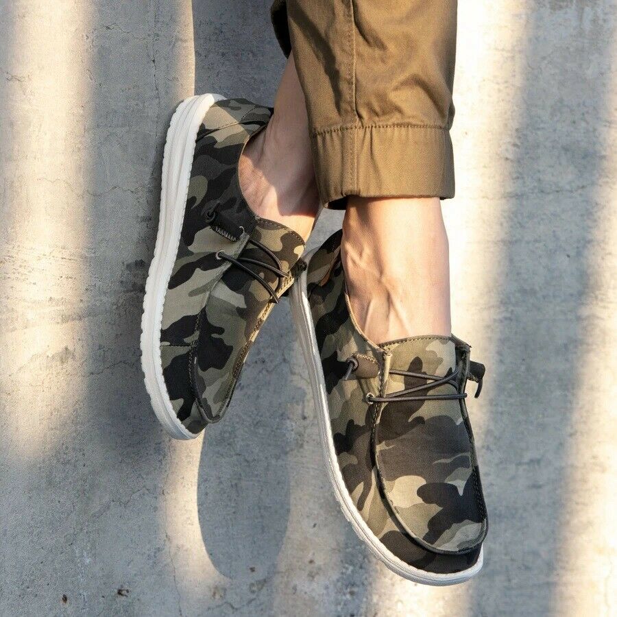 Hey Dude Ladies Wendy Camo Shoes 