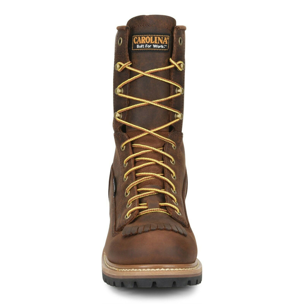 carolina men's logger 8 work boots