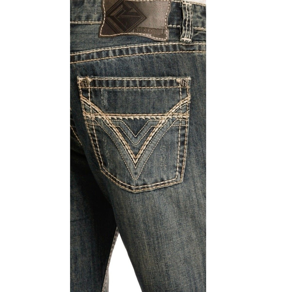 rock and roll denim pistol bootcut