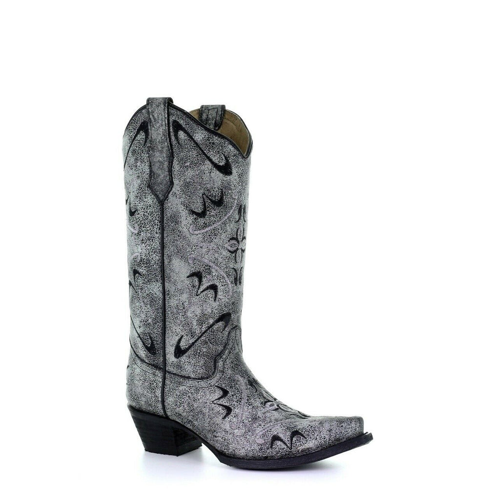 ladies grey boots