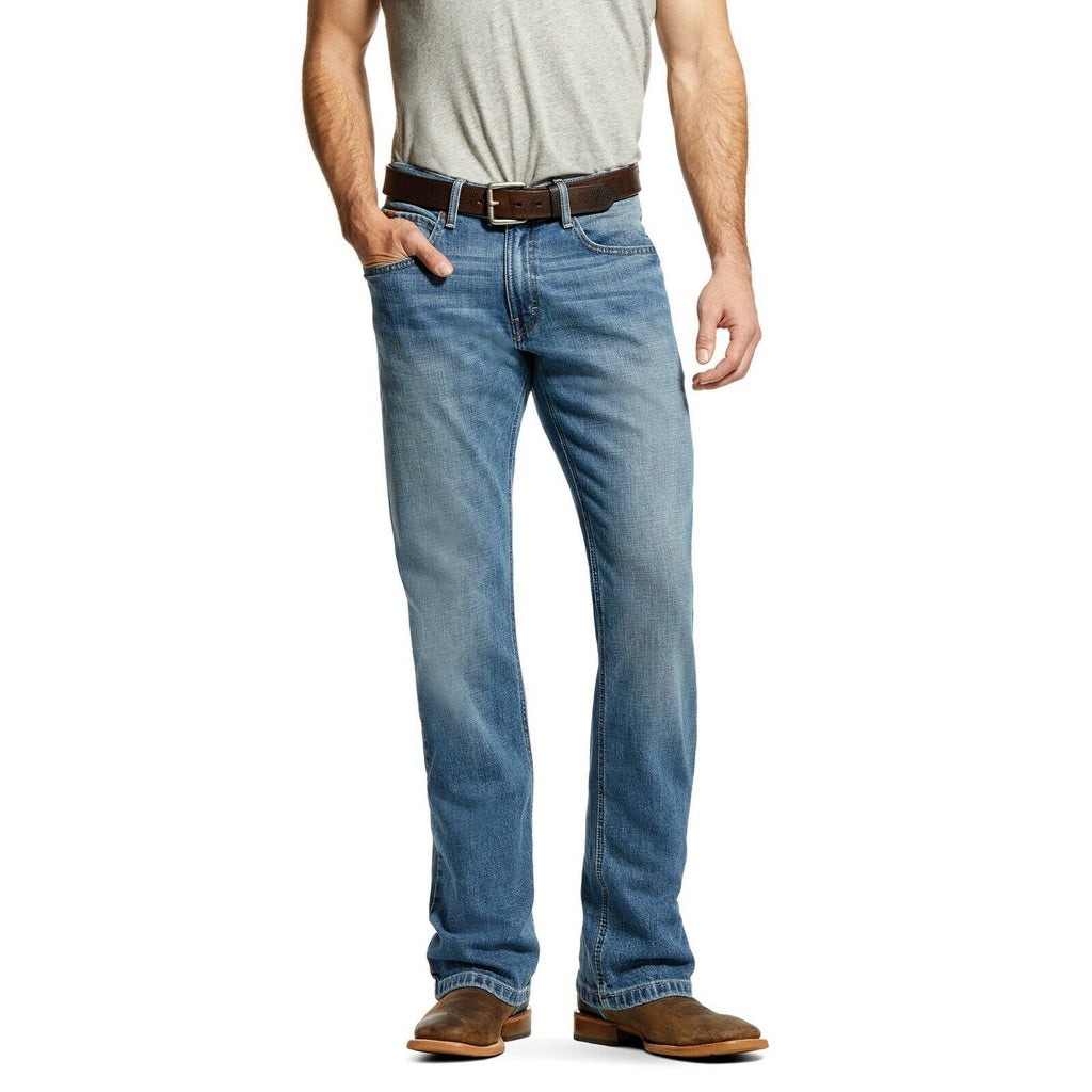 mens stretch jeans straight leg