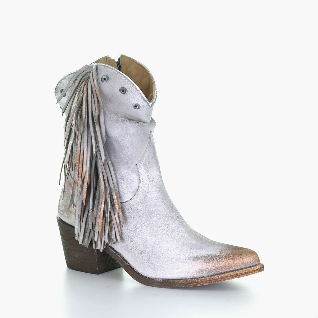 ladies grey leather ankle boots