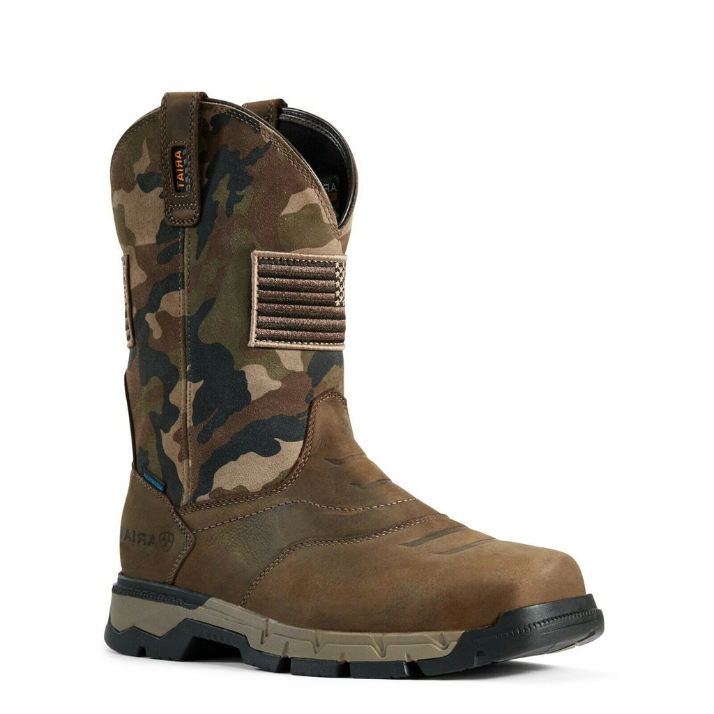 rebar flex patriot waterproof work boot