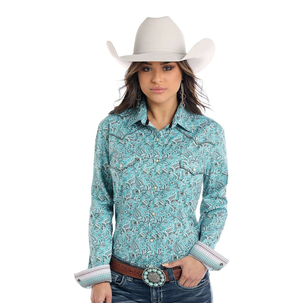 Panhandle Ladies Long-sleeve Verano Antique Shirt R4S2133 – Wild West ...