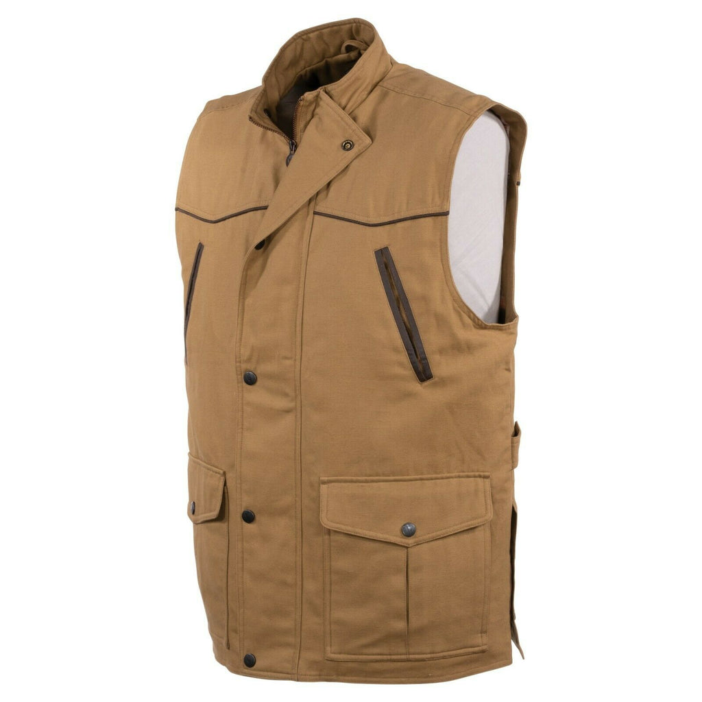 Outback Trading Company® Men's Cattleman Canvas Vests 29746-CVS – Wild ...