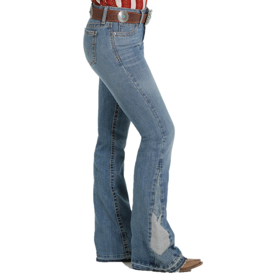 Cruel Girl® Ladies Hannah Mid-Wash Flare Jeans CB19354071 – Wild West ...