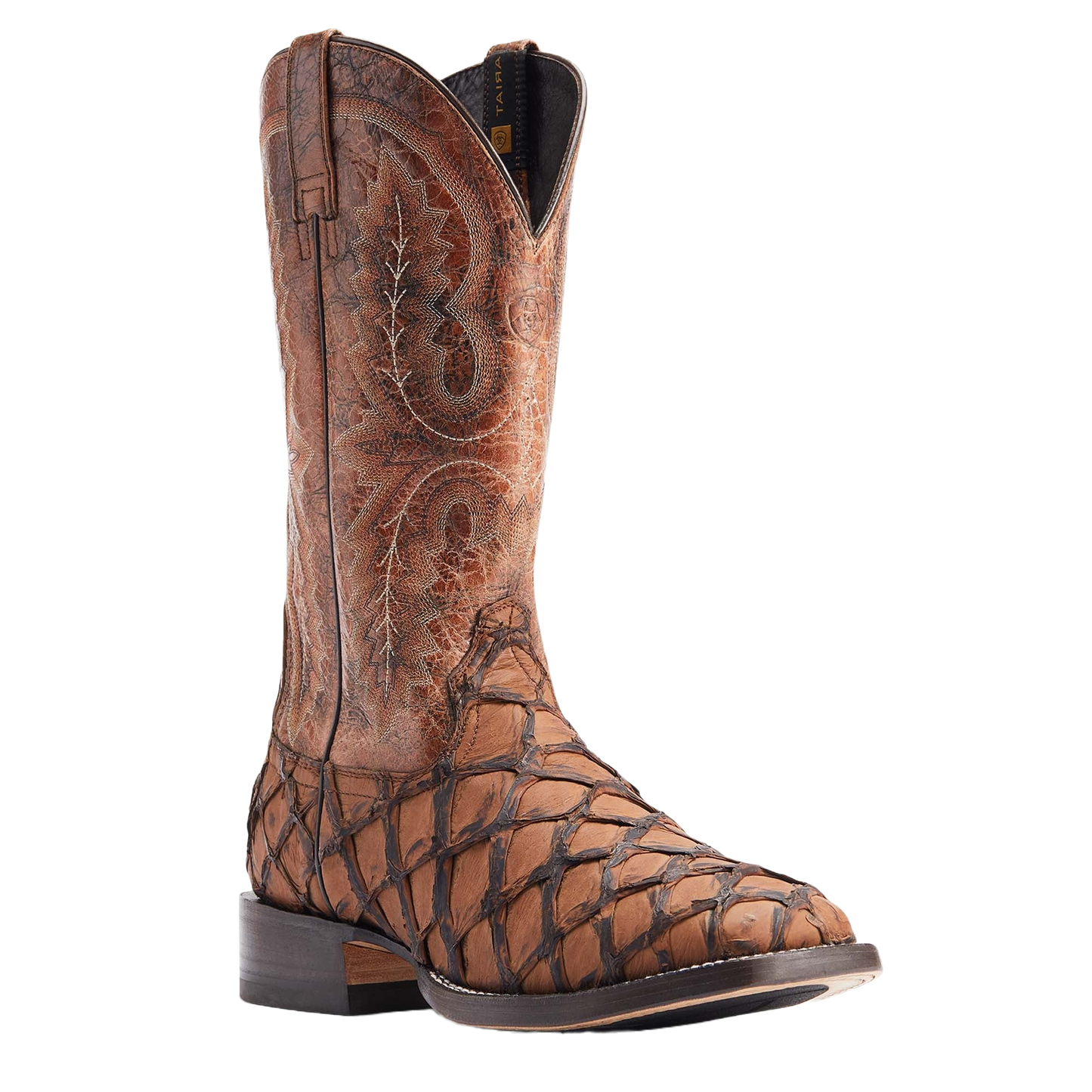 Ariat® Men's Deep Water Exotic Aged Tan Western Boots 10044421 – Wild ...