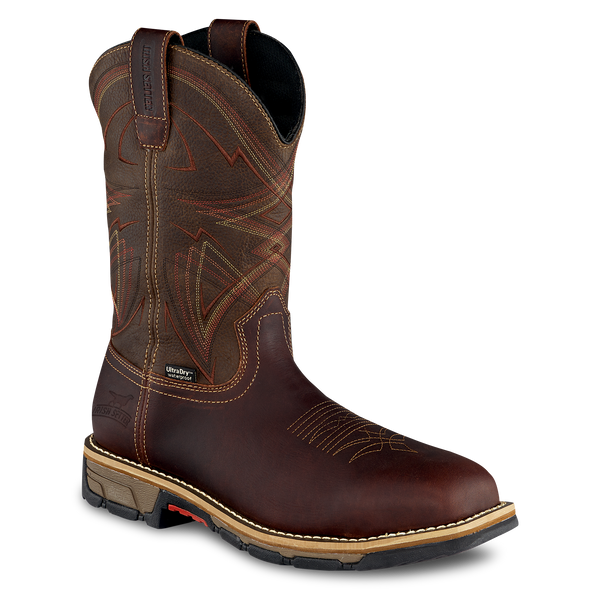 Irish Setter By Red Wing Mens Marshall Brown Steel Toe Work Boot 8393 Wild West Boot Store