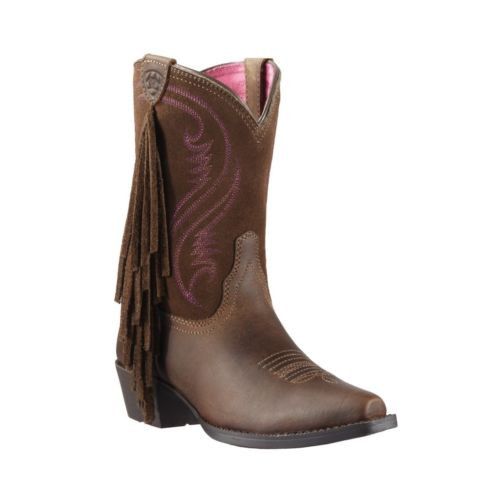 ariat black and pink cowboy boots