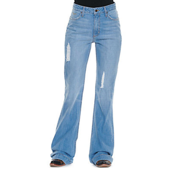 Kimes Ranch® Ladies Jennifer Sugar Fade Washed Flare Jeans WJ-1051419 ...