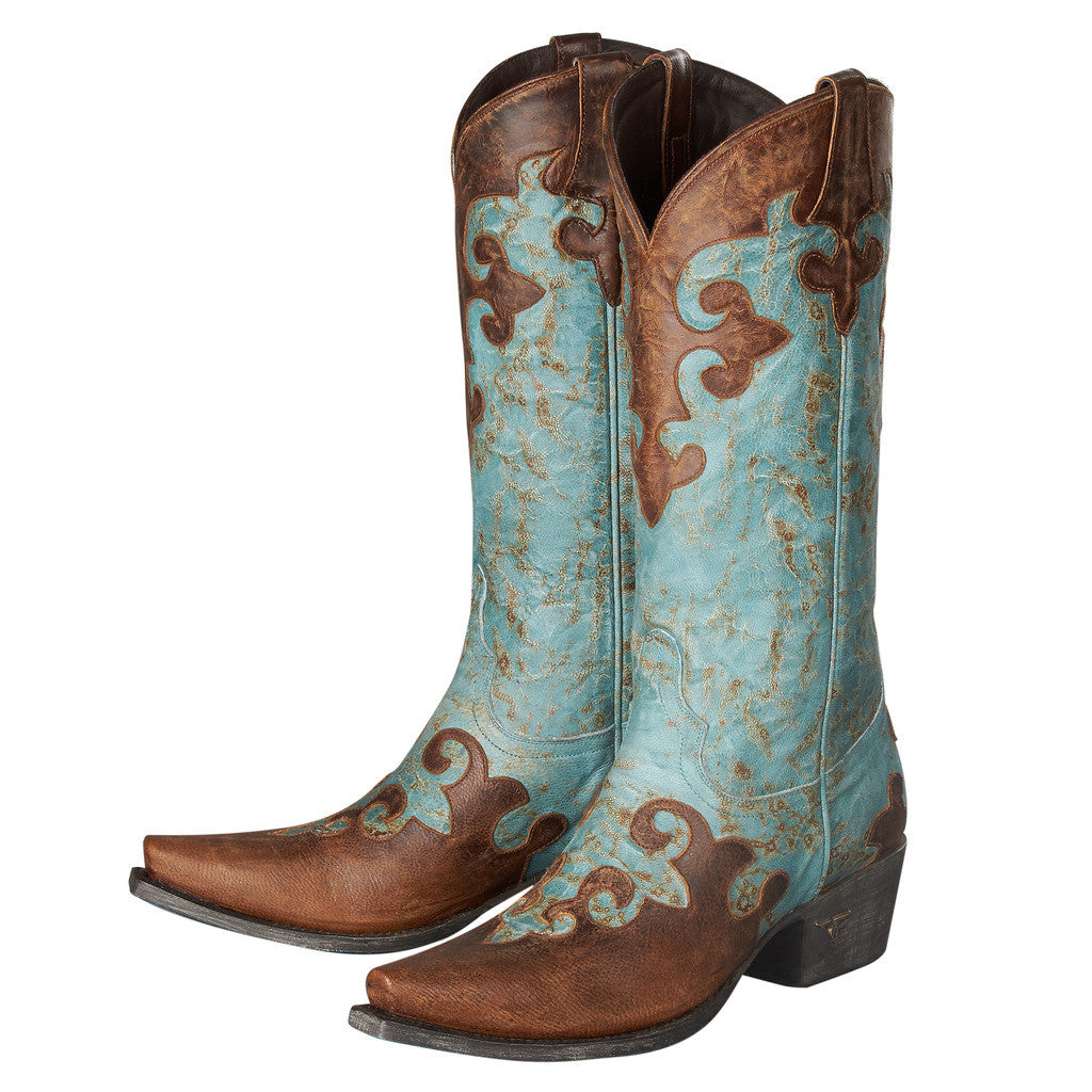 lane boots turquoise