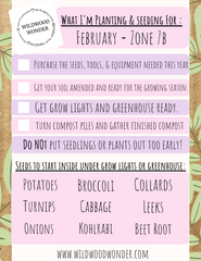 February Garden Planner