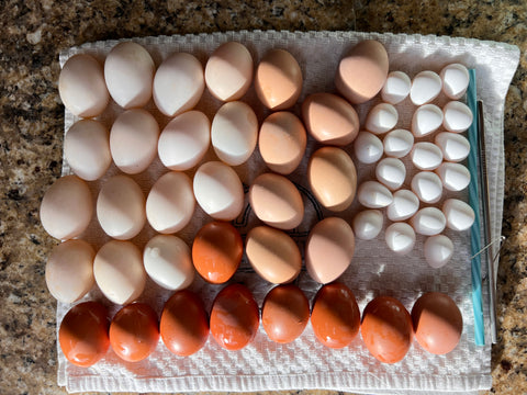 Washed eggs