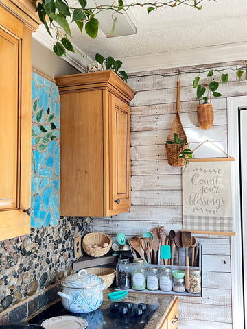 Plants in the kitchen