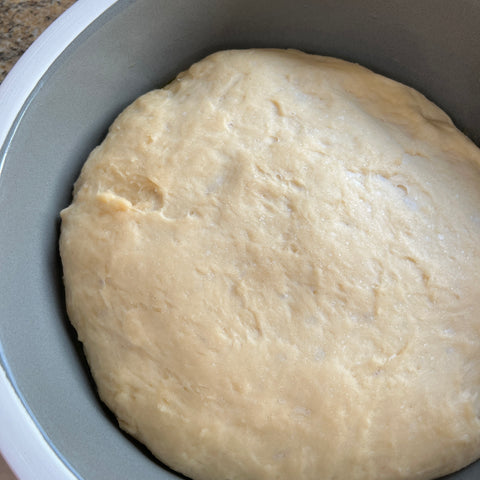 Sourdough in Greased Bowl