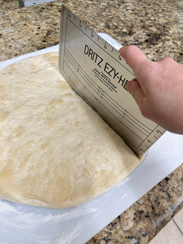 Dividing Dough Into Three Pieces