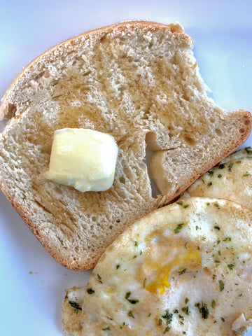 Freshly Baked Bread with butter