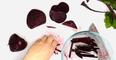 Chopped Up Beets