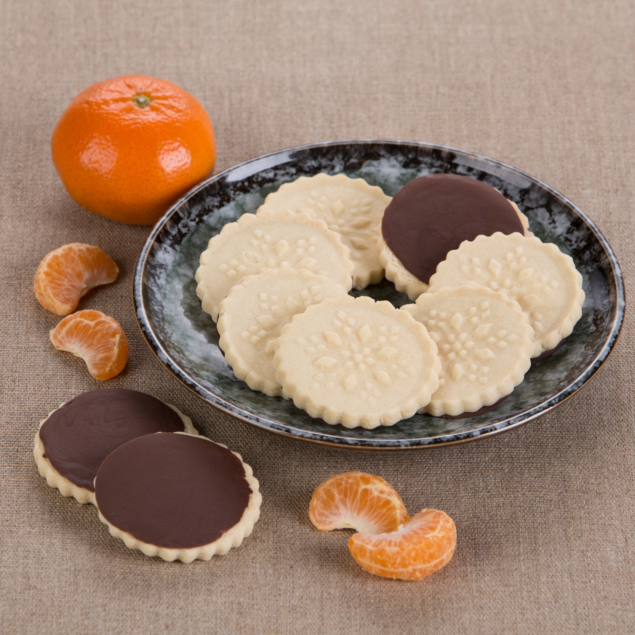 Tangerine Shortbread
