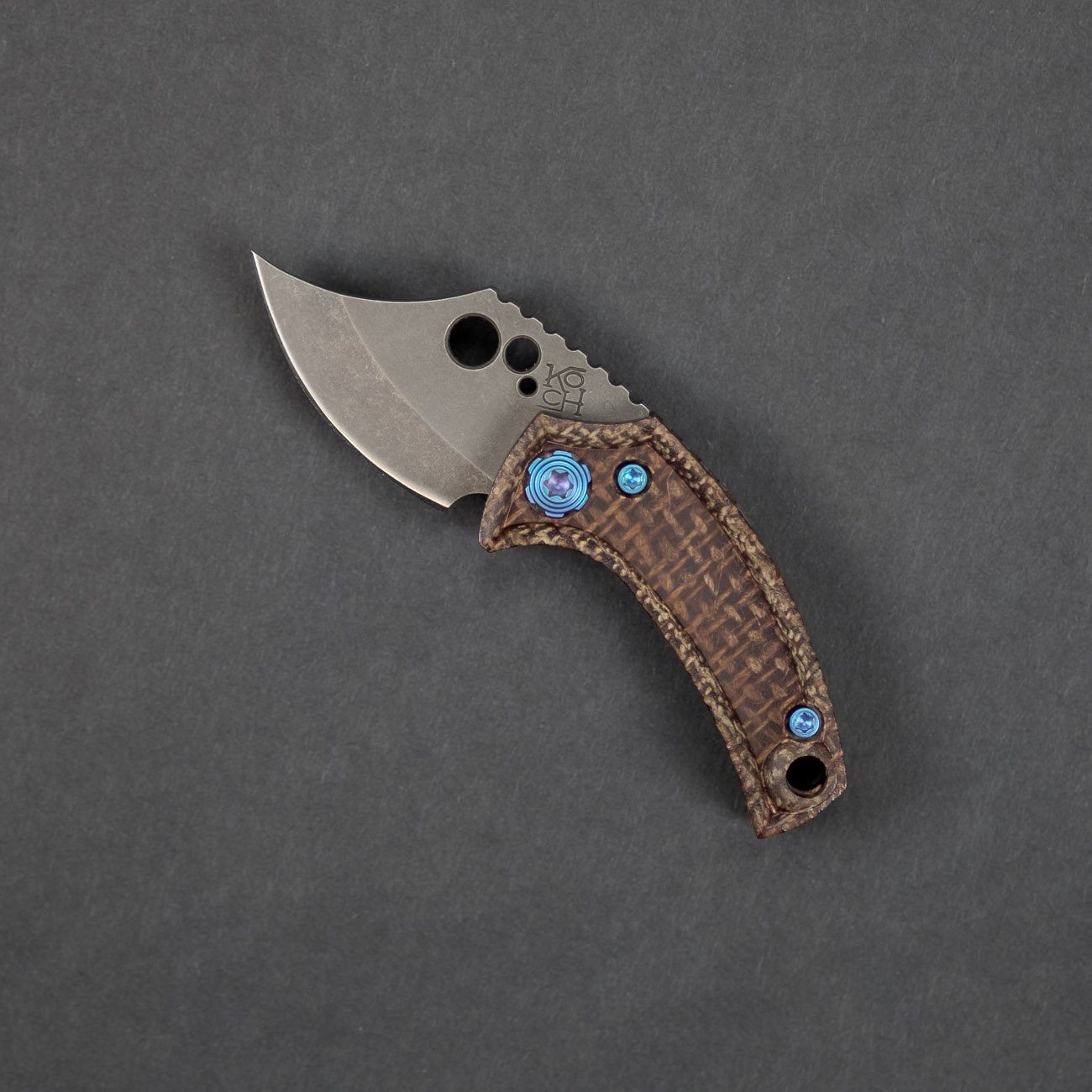 Koch Tools Wasp Friction Folder - Burlap Micarta | Urban EDC Supply