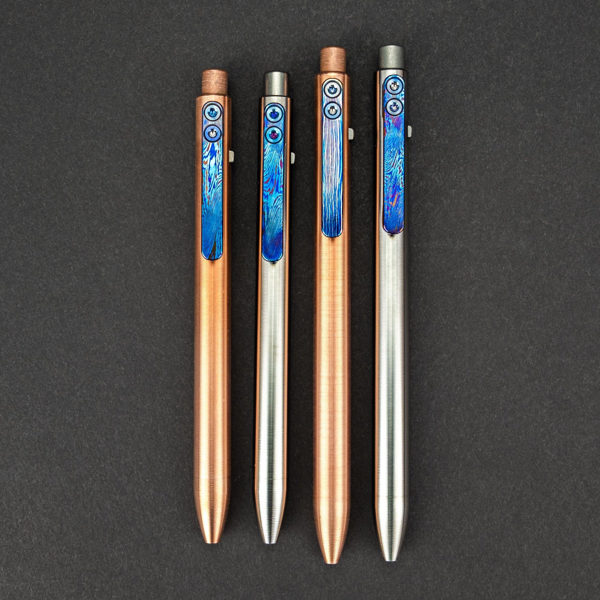 Tactile Turn Side Click Pen w/Damascus Clip | Urban EDC Supply