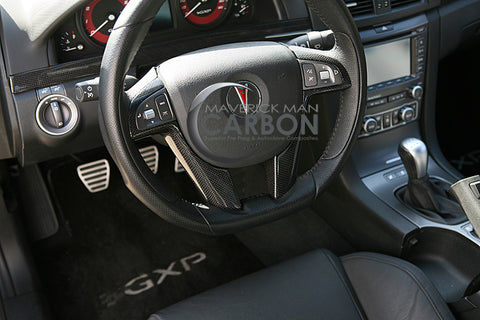 G8 Real Carbon Fiber Steering Wheel And Carbon Fiber Dash Trim