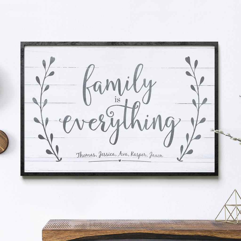 Family Is Everything 2 Personalized Print – Jibe Prints