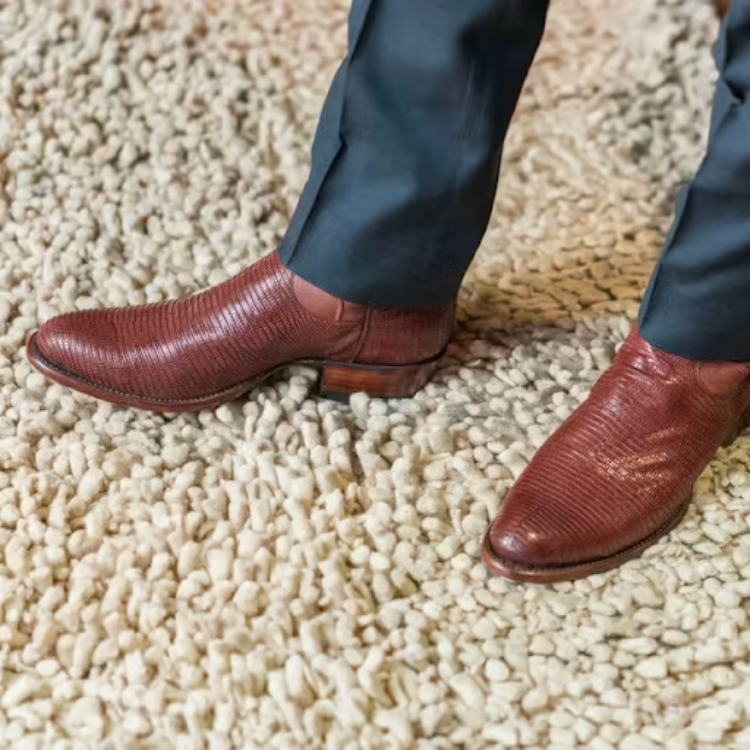 mens cowboy boots with suits