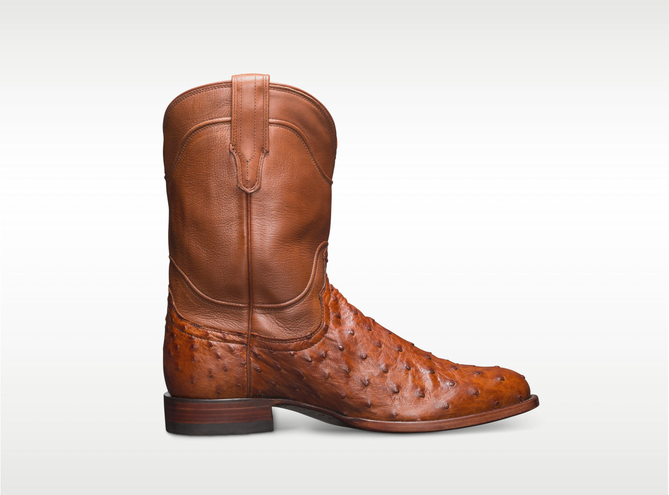 The Duke | A Handmade, Full-Quill Ostrich Roper Boot | Tecovas