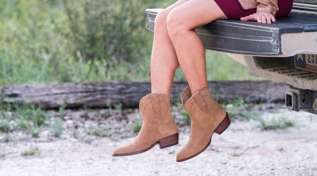 waterproof suede ankle boots