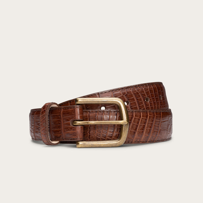 Men's Crocodile Belt - Authentic, Handmade Croc Skin Belts | Tecovas