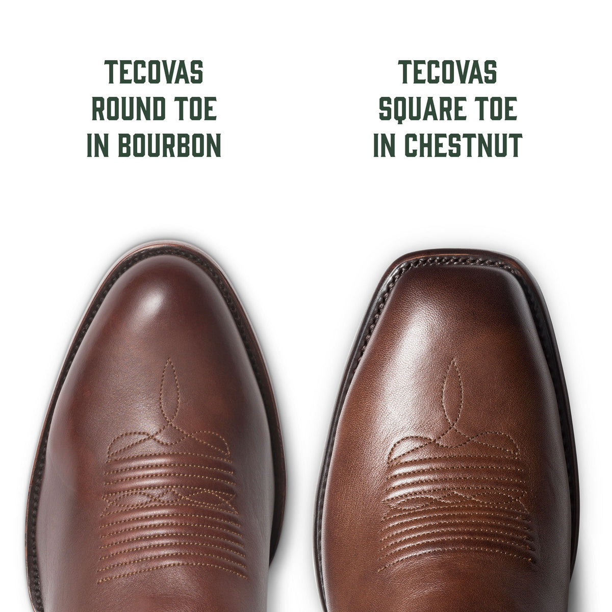 western boot toe types