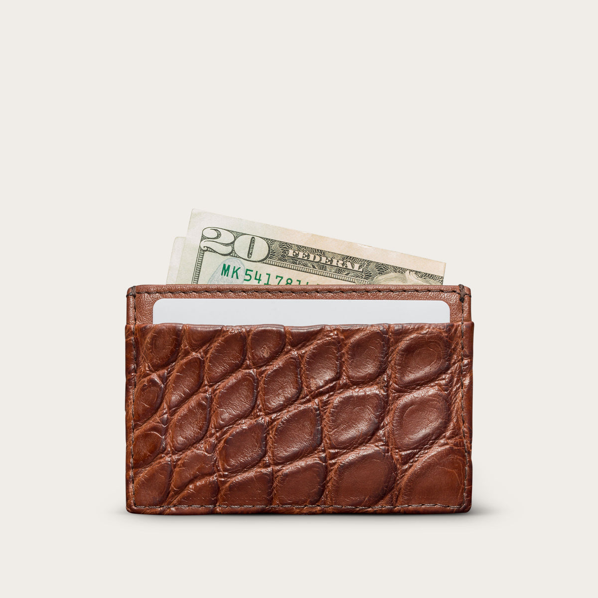 Alligator Card Case Holder | Men's 