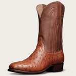 Men's Square Toe Cowboy Boots - Ostrich 