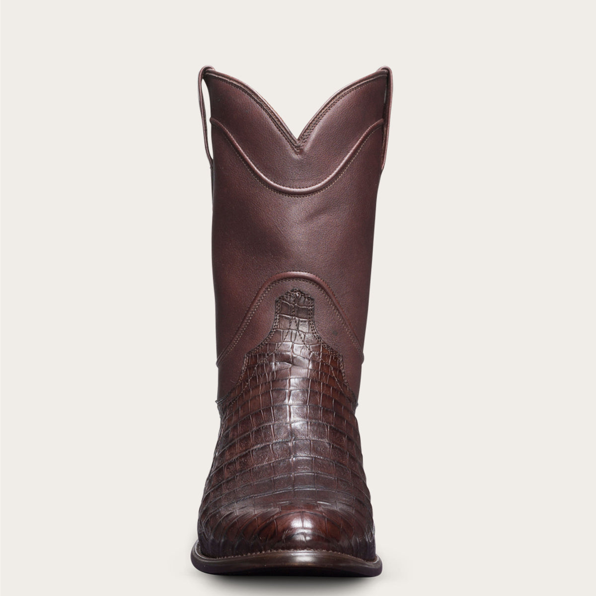 chocolate caiman boots