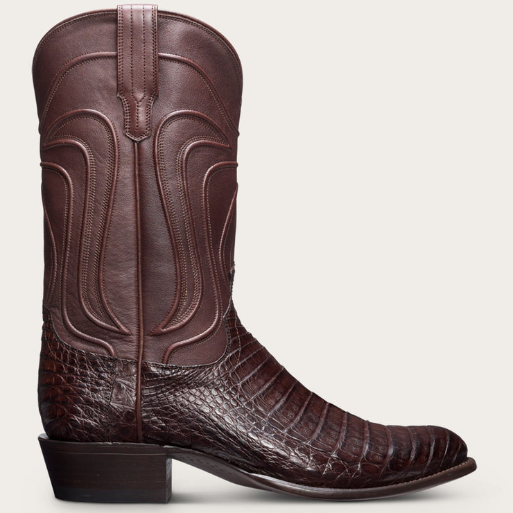 chocolate croc boots