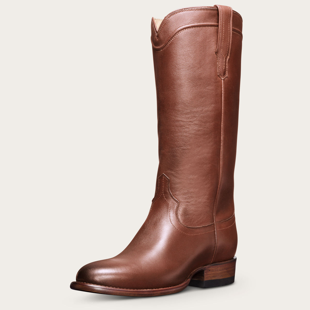 Women's Leather Riding Boots - Western 