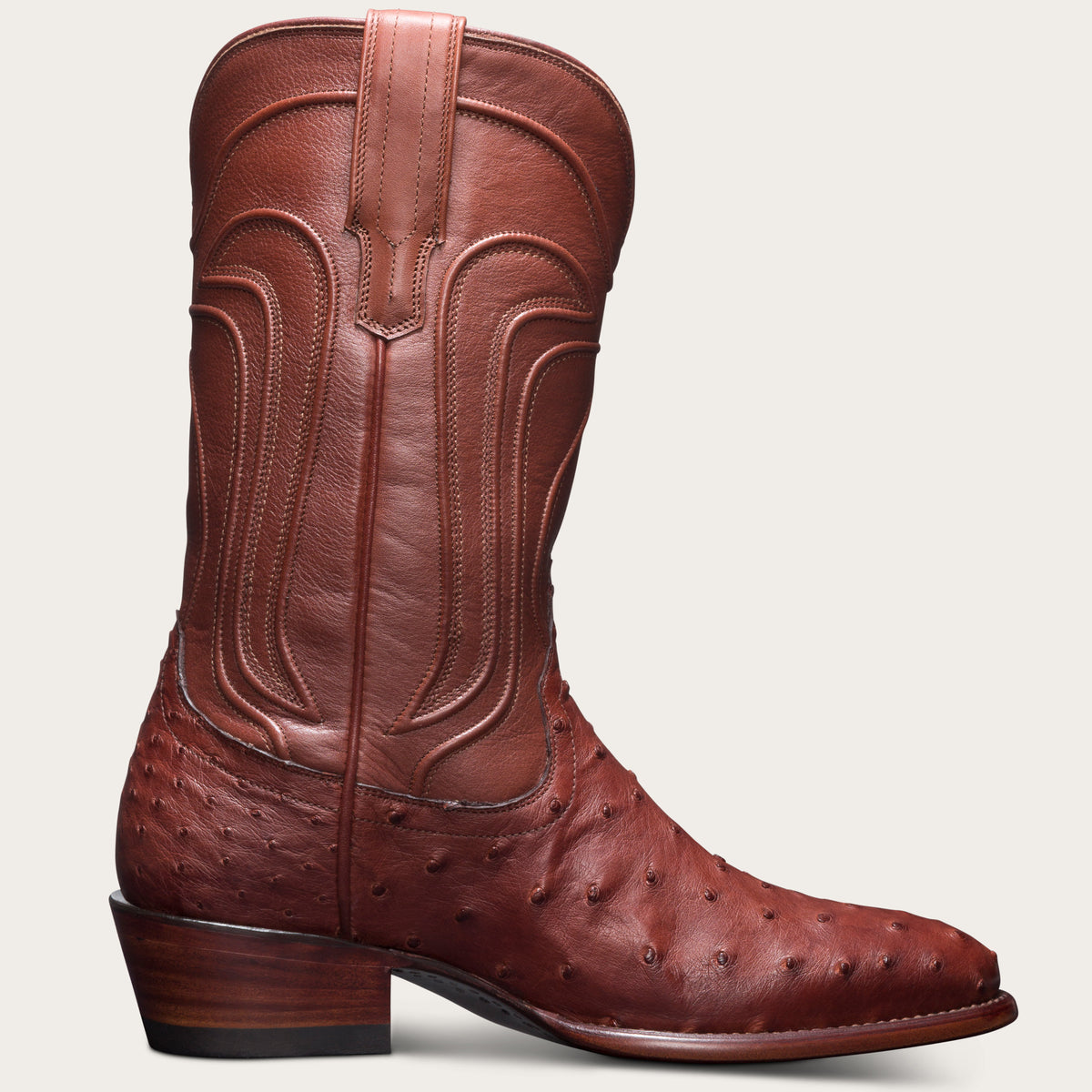 womens ostrich skin boots