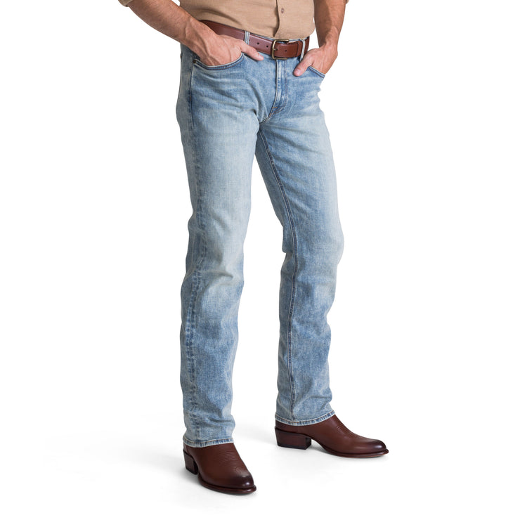 mens jeans and cowboy boots